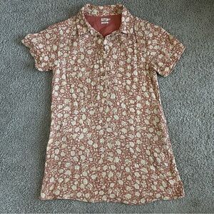 Faherty Hana Sierra India Floral Quarter Button Dress